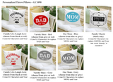 16x16 Throw Pillow Family - Our Dad Grey - PersonalizationPop Test Store