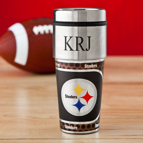 NFL Travel Tumbler with Metallic Wrap