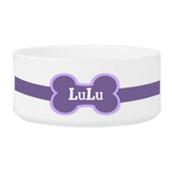 Colorful Classic Large Dog Bowls - Colorful Bones