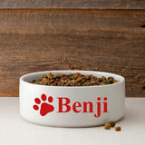 Colorful Classic Large Dog Bowls - Happy Bars