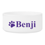 Colorful Classic Small Dog Bowls - Happy Bars