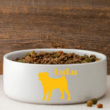 Man's Best Friend Silhouette Large Dog Bowl