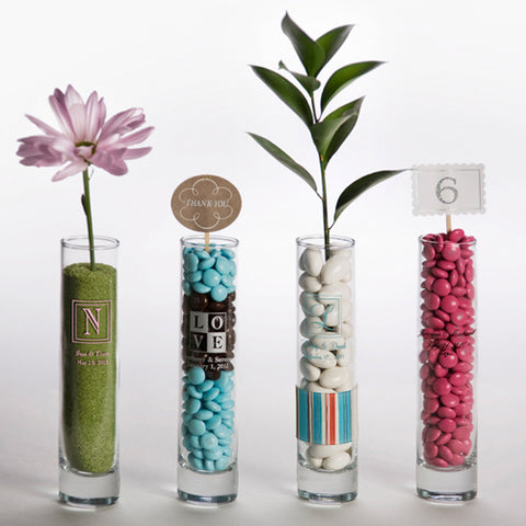 Printed Bud Vase (Pack of 24 )