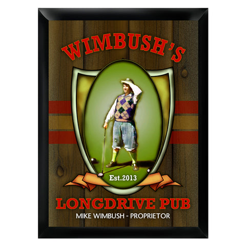 Personalized Traditional Pub Sign - Longdrive