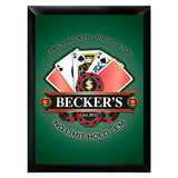 Personalized Traditional Pub Sign - Poker