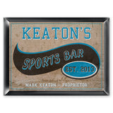Personalized Traditional Pub Sign - Sports Bar