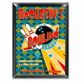 Personalized Traditional Pub Sign - Bowling