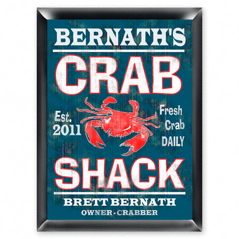 Personalized Traditional Pub Sign - Crabschack