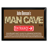 Personalized Traditional Pub Sign - Man Cave Defined