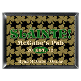 Personalized Traditional Pub Sign - Field of Clover