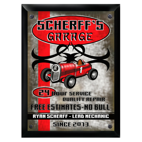 Personalized Traditional Pub Sign - Garage