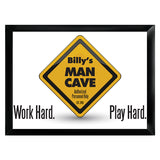 Personalized Traditional Pub Sign - Work and Play