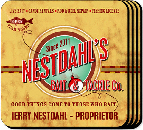 Coaster Set - Bait Co. - PersonalizationPop Test Store
