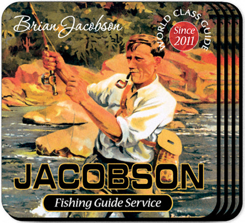 Coaster Set - Fishermans Guide - PersonalizationPop Test Store