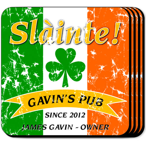 Coaster Set - Irish Pride - PersonalizationPop Test Store