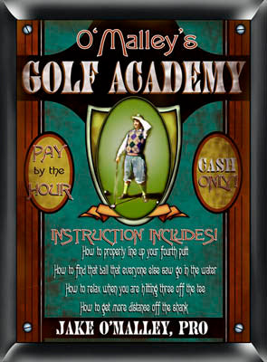 Golf Academy Plaque - Quote 1