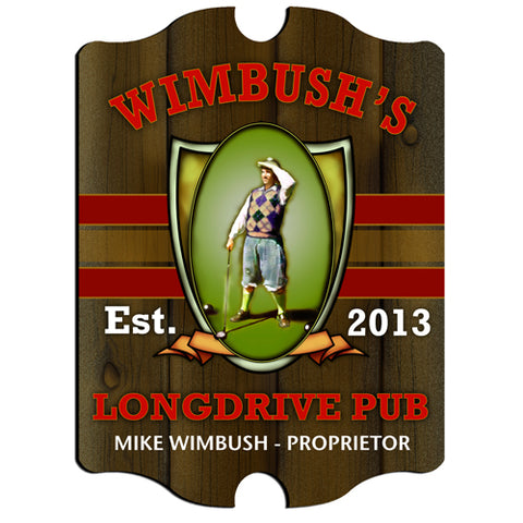 Vintage Series Personalized Sign - Long Drive