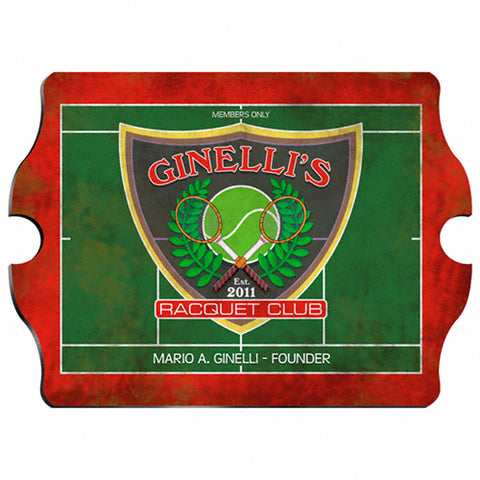 Vintage Series Personalized Sign - Racquet Club