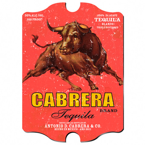 Vintage Series Personalized Sign - Cabrera Tequila