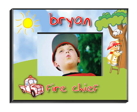 Personalized  Children's Frames - Fireman