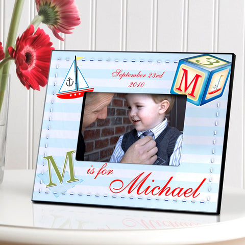 Personalized  Children's Frames - Sailor Boy