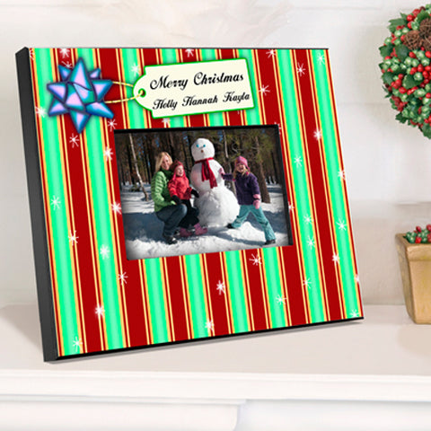 Holiday Frame - Stripes