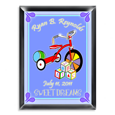 Personalized Room Sign - Blocks Boy