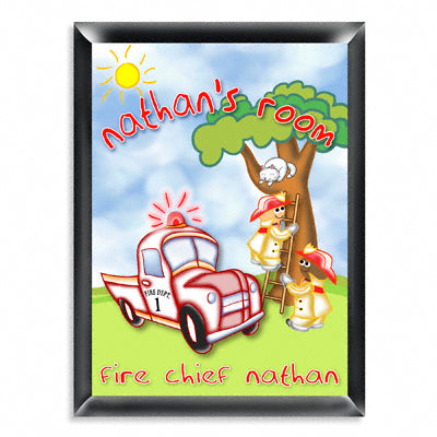 Personalized Room Sign - Fire Chief