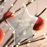Beveled Glass Ornament-Star Shaped - PersonalizationPop Test Store