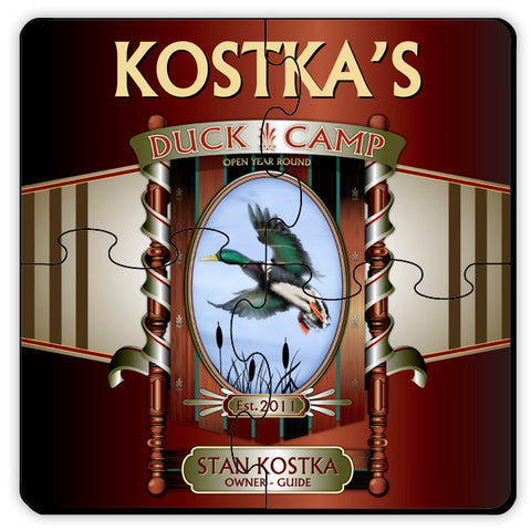 Coaster Puzzle - Duck Camp - PersonalizationPop Test Store