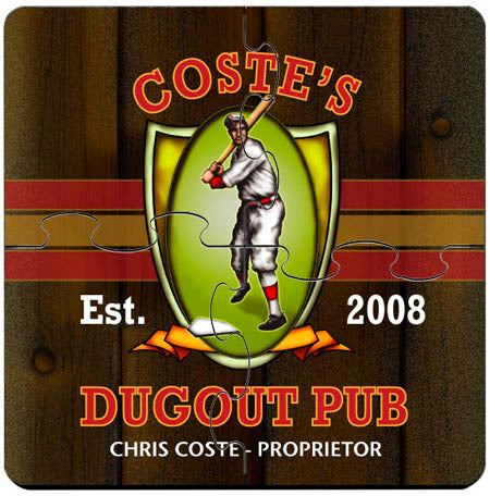 Coaster Puzzle - Dugout - PersonalizationPop Test Store