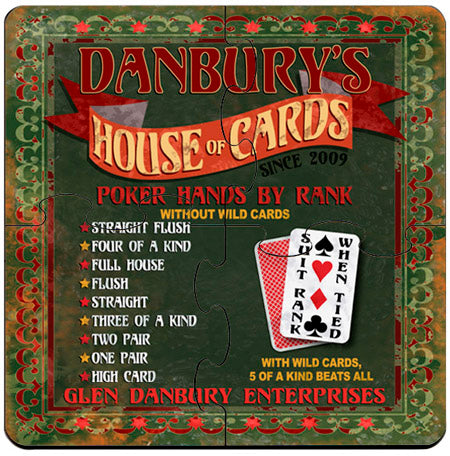 Coaster Puzzle - House of Cards - PersonalizationPop Test Store