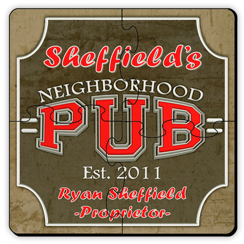 Coaster Puzzle - Neighbor - PersonalizationPop Test Store