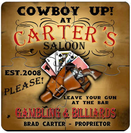 Coaster Puzzle - Saloon - PersonalizationPop Test Store