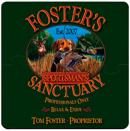 Coaster Puzzle - Sports Man - PersonalizationPop Test Store