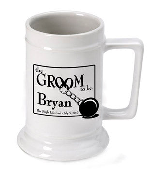 Personalized Groom to Be Beer Stein - PersonalizationPop Test Store