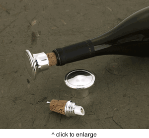 Silver Plated Bottle Stopper/Pourer