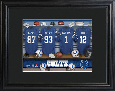 NFL Locker Print with Matted Frame - Colts
