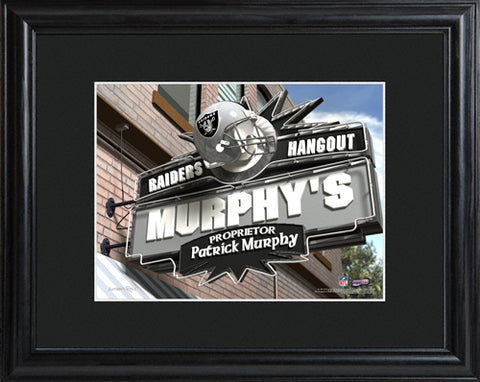 NFL Pub Print - Raiders