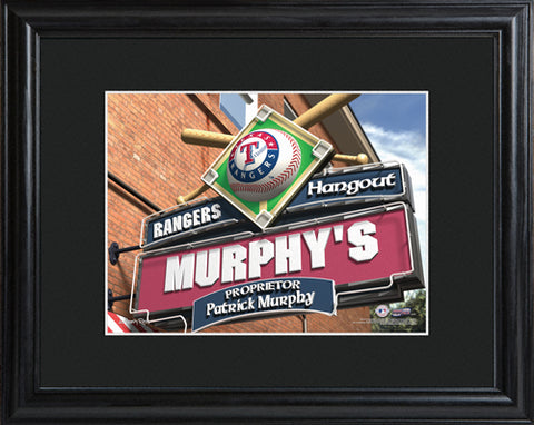 MLB Pub Print - Rangers