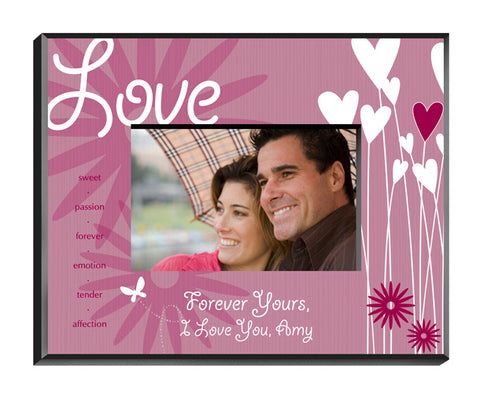 Heart and Flowers Frame - Love