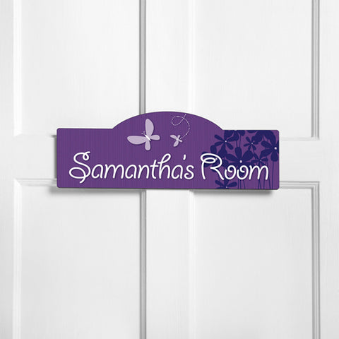 Personalized Kids Room Sign - Blooms - PersonalizationPop Test Store