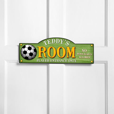 Personalized Kids Room Sign - Kick It Up - PersonalizationPop Test Store