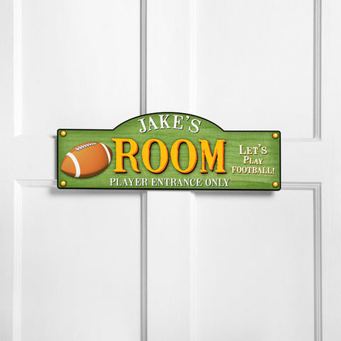 Personalized Kids Room Sign - Touchdown - PersonalizationPop Test Store
