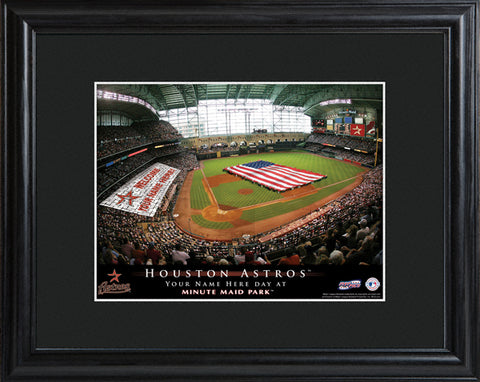 Personalized MLB Stadium Print - Astros - PersonalizationPop Test Store