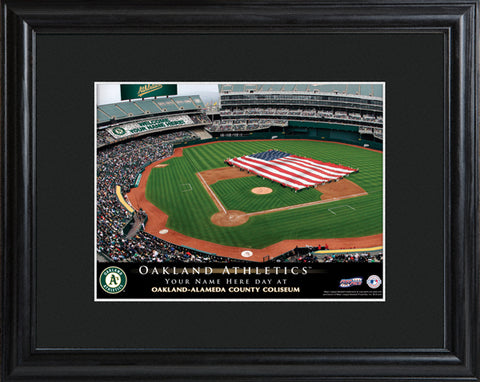 Personalized MLB Stadium Print - Athletics - PersonalizationPop Test Store