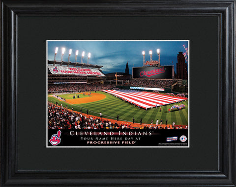 Personalized MLB Stadium Print - Indians