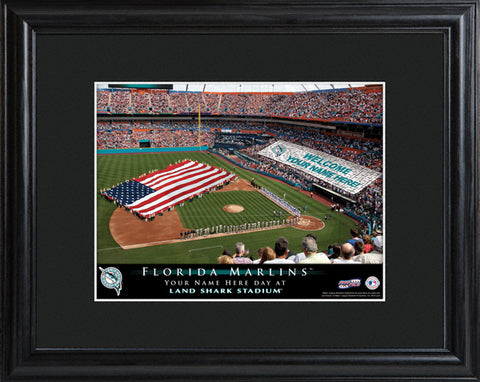 Personalized MLB Stadium Print - Marlins