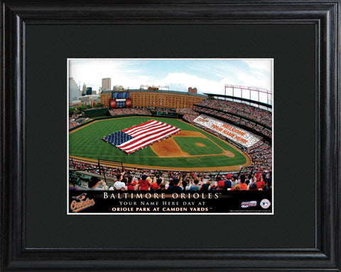 Personalized MLB Stadium Print - Orioles