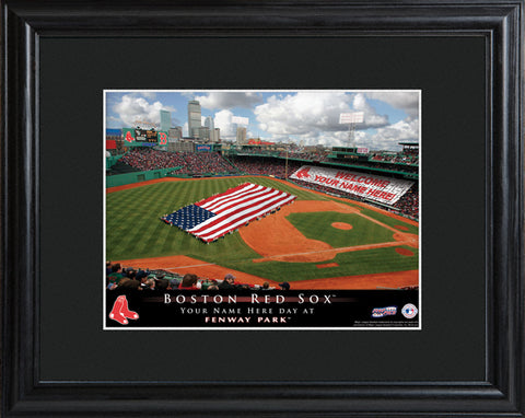 Personalized MLB Stadium Print - Red Sox
